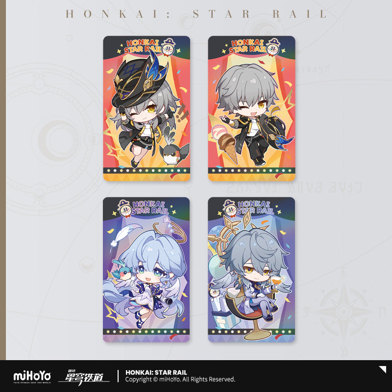 [Official Merchandise] Autumn Festival Series Chibi Holographic Collectible Card Set | Honkai: Star Rail