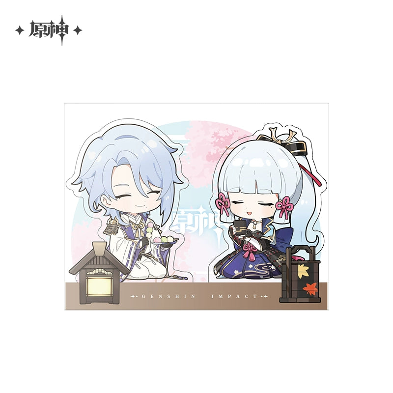 [Official Merchandise] Firefly ACG Carnival 2023 Series Kamisato Clan Acrylic Stamp Ornament | Genshin Impact