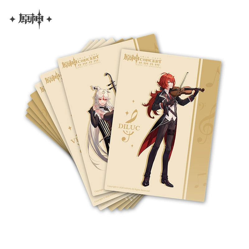 [Official Merchandise] Genshin Concert 2021 Symphony Into A Dream: Postcard Set