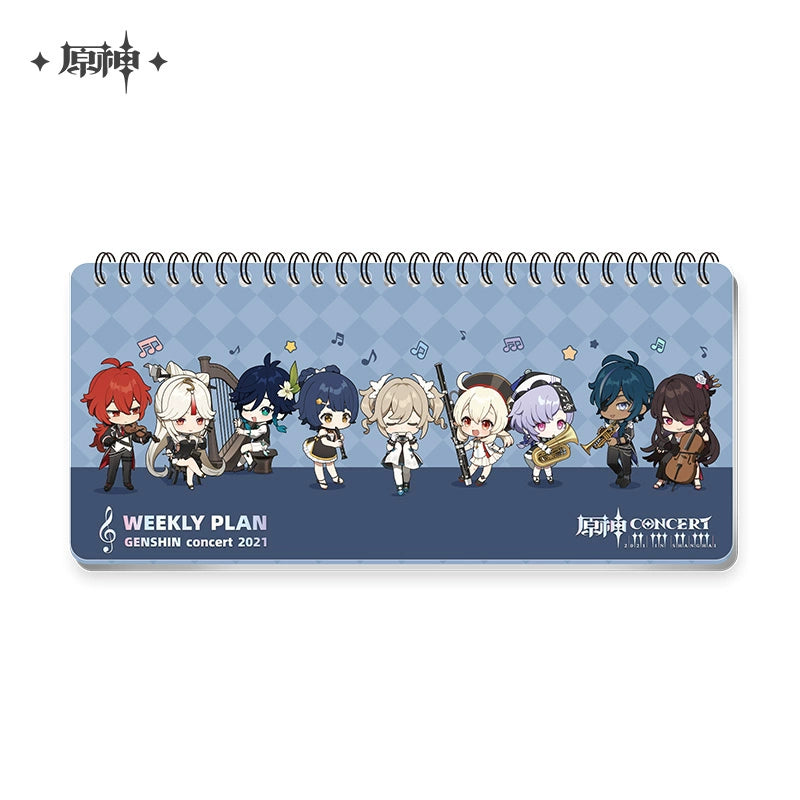 [Official Merchandise] Genshin Concert 2021 Symphony Into A Dream: Weekly Planner