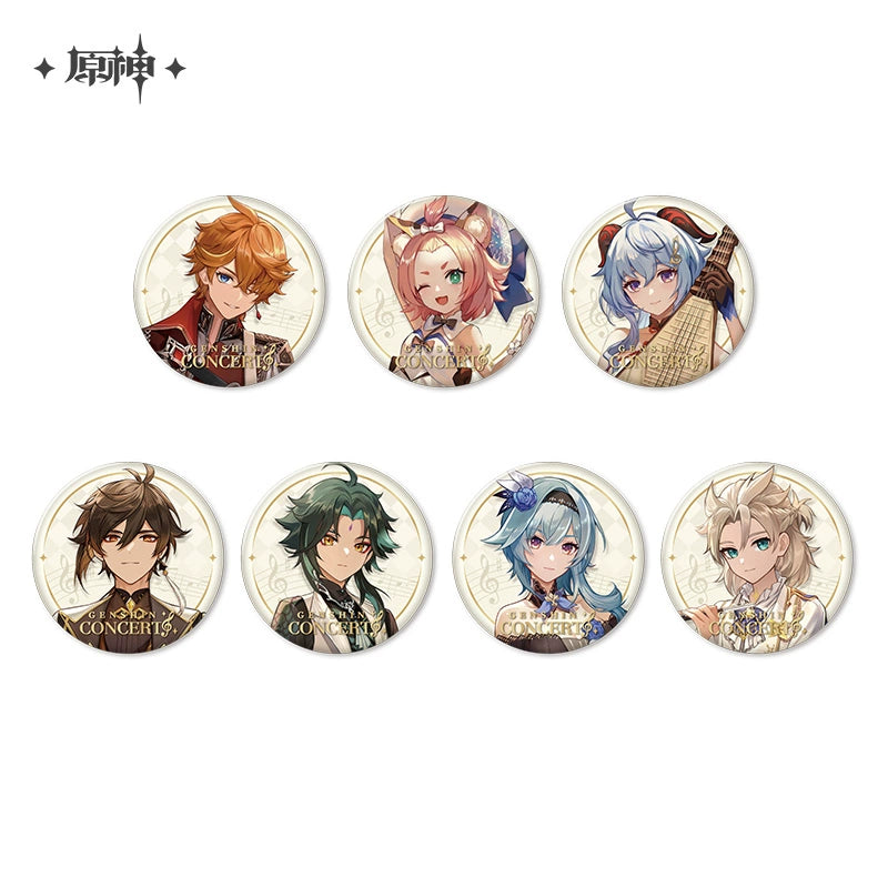 [Official Merchandise] Genshin Concert 2023 Series: Character Badges