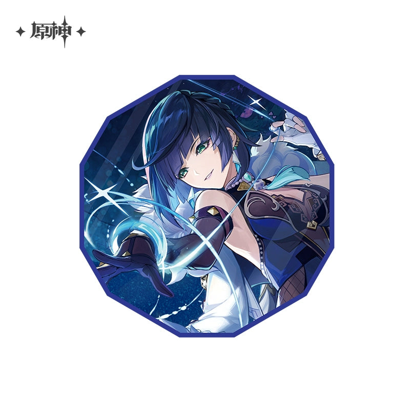 [Official Merchandise] Genius Invokation TCG Duel Extravaganza Series Yelan Liquid Glitter Coaster Ornament | Genshin Impact