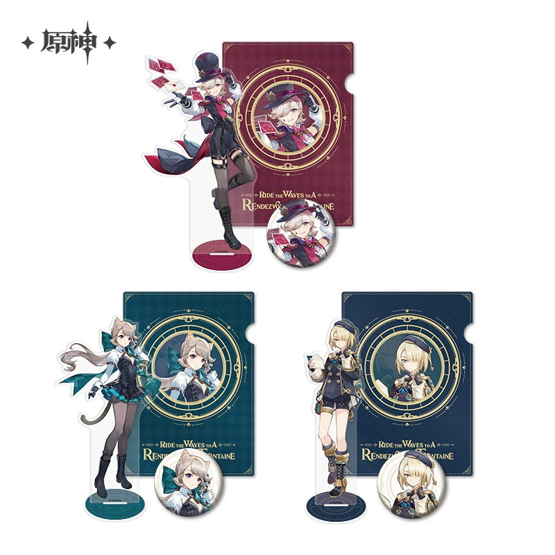 [Official Merchandise] Genshin Impact 2023 Game Art Exhibition Series: Badges, Standees, and Folders