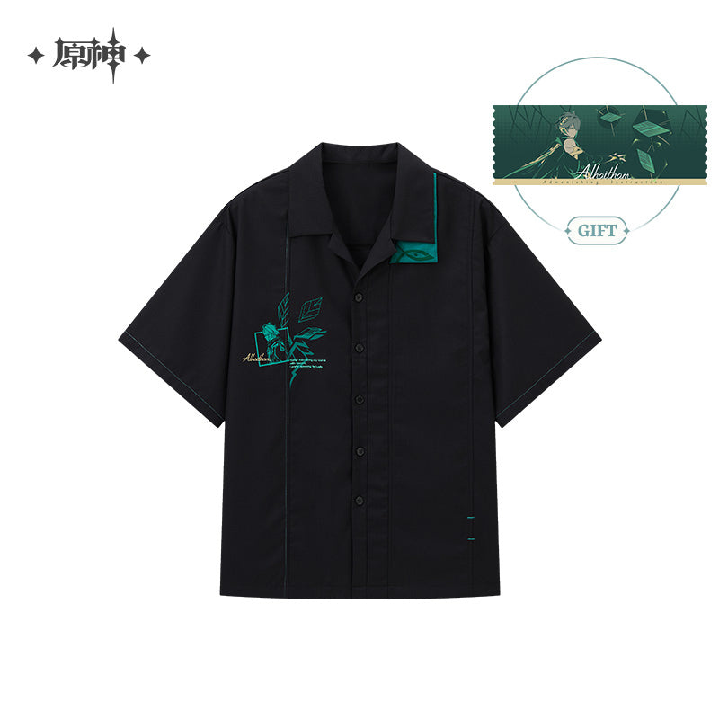 [Official Merchandise] Alhaitham Theme Impression Series Short-Sleeve Shirt | Genshin Impact
