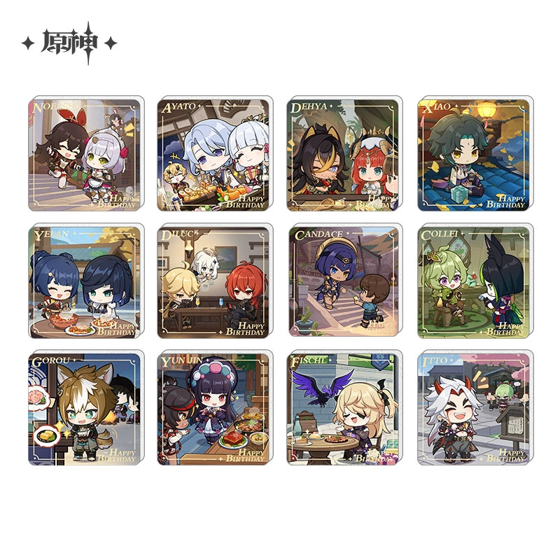 [Pre-Order] Auspicious Moments Series: Acrylic Fridge Magnets | Genshin Impact (July 2024)