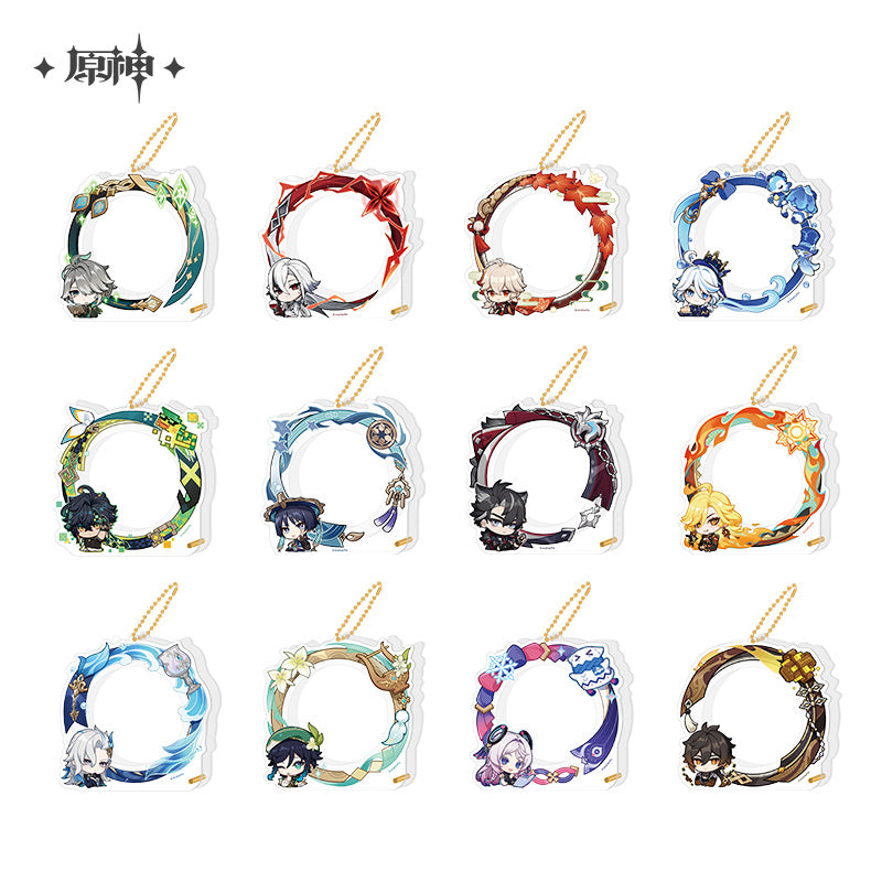 [Official Merchandise] Genshin Impact Avatar Frame Series Acrylic Badge Holder