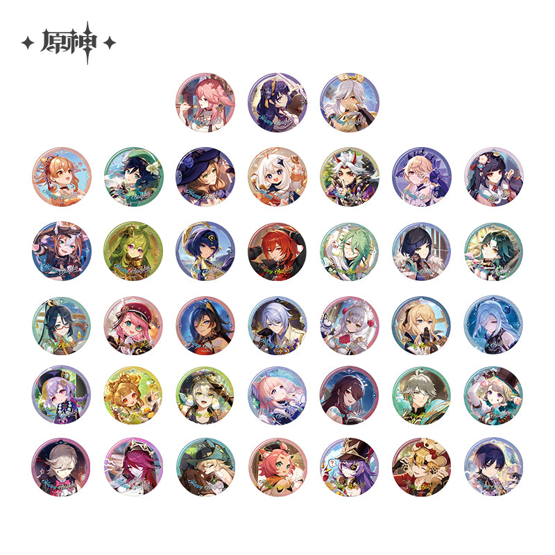 [Official Merchandise] Birthday Series Character Badges 2025 Vol.1 | Genshin Impact