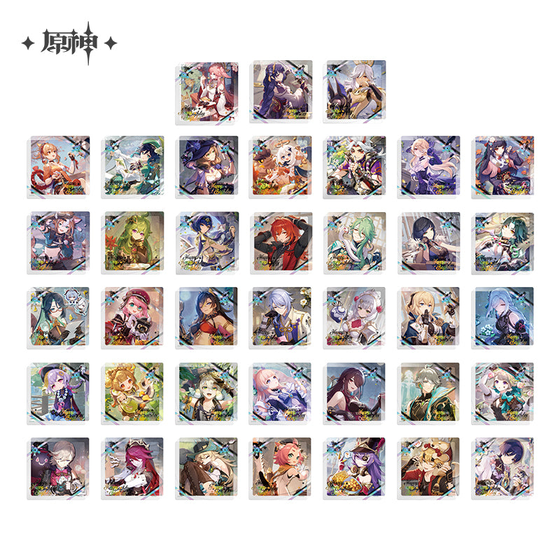 [Official Merchandise] Birthday Series Character Thick Acrylic Coasters 2025 | Genshin Impact