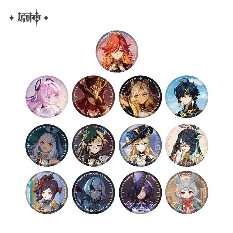 [Official Merchandise] Character Teaser Series: Badges | Genshin Impact
