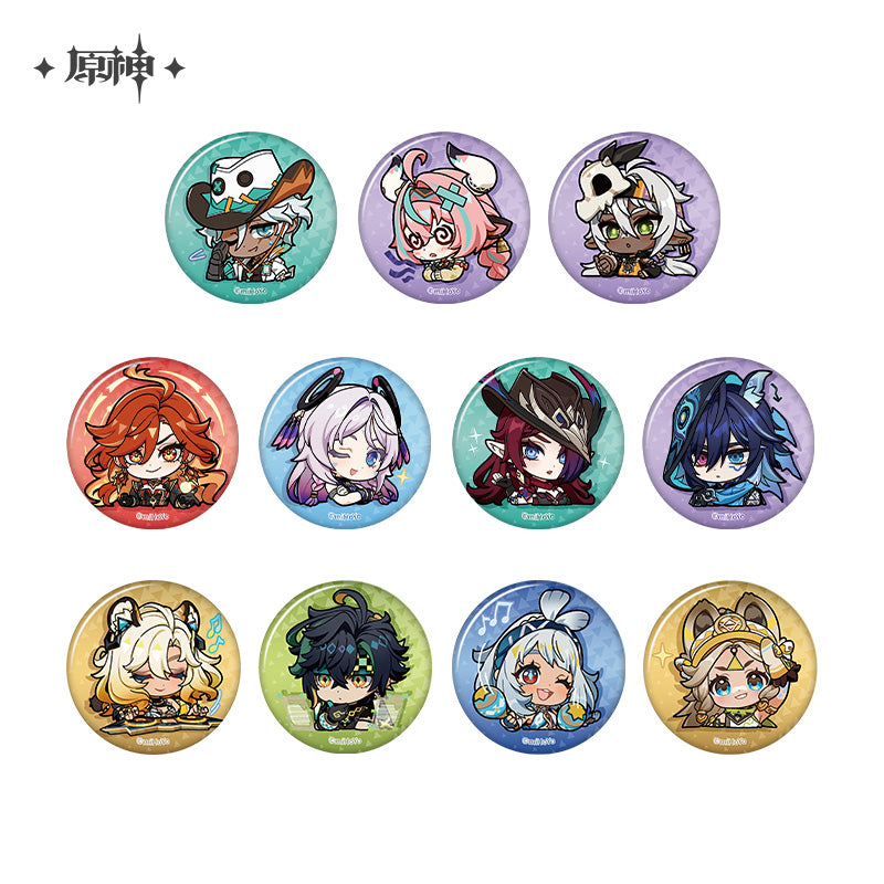 [Official Merchandise] Chibi Emoji Series Badge - Natlan | Genshin Impact