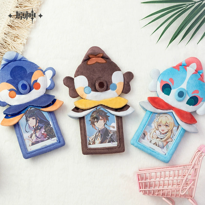 [Official Merchandise] Fontemer Series: Bubbly Seahorse Plush Card Holder | Genshin Impact