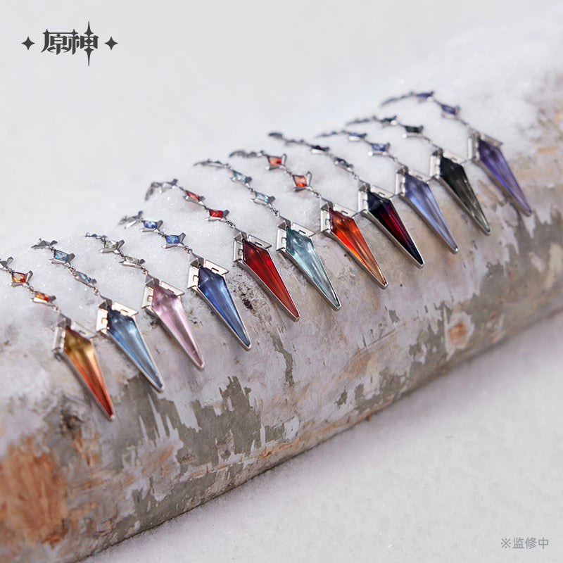 [Official Merchandise] Frost and Flame Series Brooch Set Accessory Pack | Genshin Impact