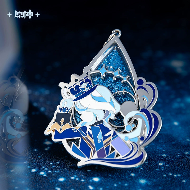 [Official Merchandise] Furina • Spotlight on Stage Liquid Glitter Metal Charm | Genshin Impact