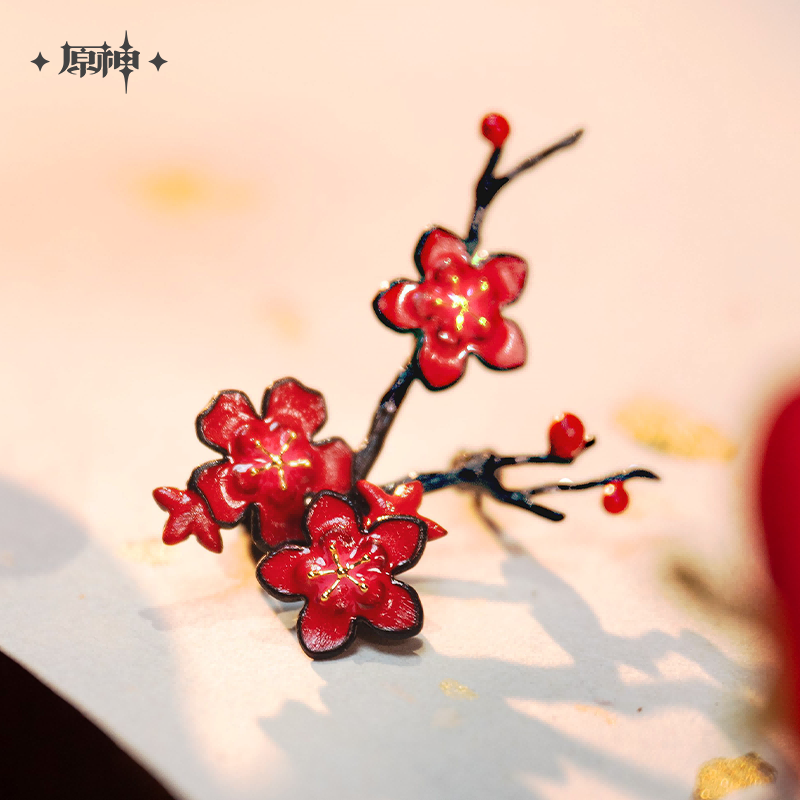 [Official Merchandise] Hu Tao Theme Impression Series: Plum Blossom Brooch | Genshin Impact