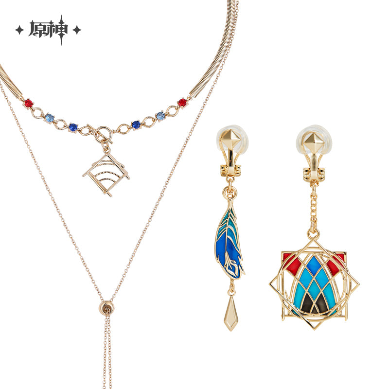 [Official Merchandise] Kaveh Theme Impression Series Necklace/Earring | Genshin Impact