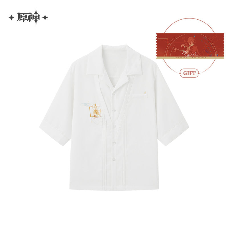 [Official Merchandise] Kaveh Theme Impression Series Short-Sleeve Shirt | Genshin Impact
