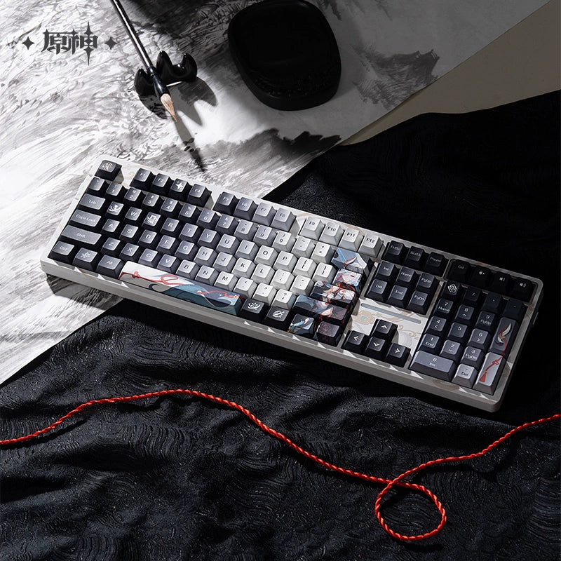 [Official Merchandise] Shenhe: Lonesome Transcendence Mechanical Keyboard | Genshin Impact