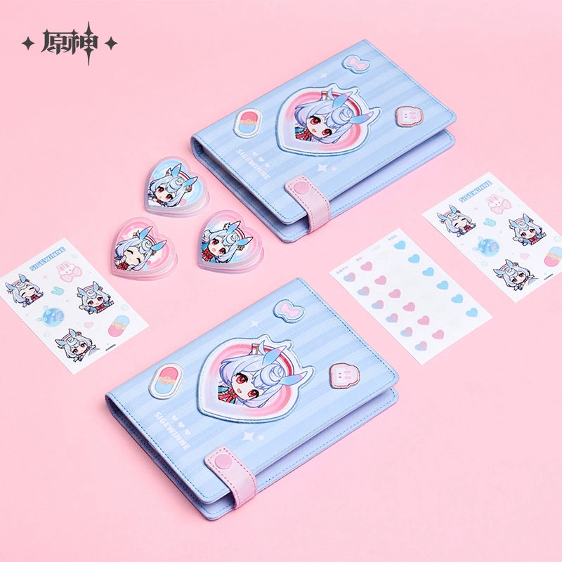 [Official Merchandise] Sigewinne Daily Reflections Notebook & Acrylic Clip Set | Genshin Impact