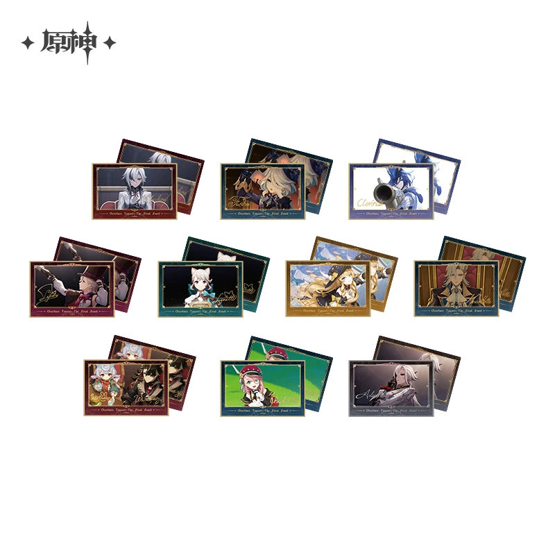 [Official Merchandise] The Final Feast Series Blind Box Collectible Card Set | Genshin Impact