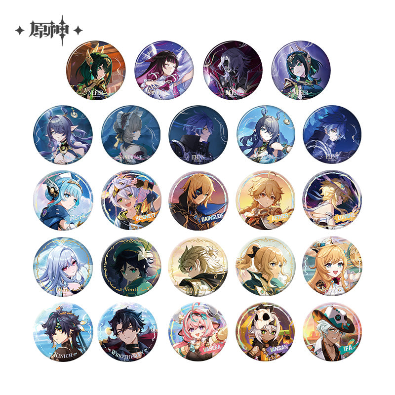 [Official Merchandise] Genshin Impact Theme Series Character Badge Vol.2