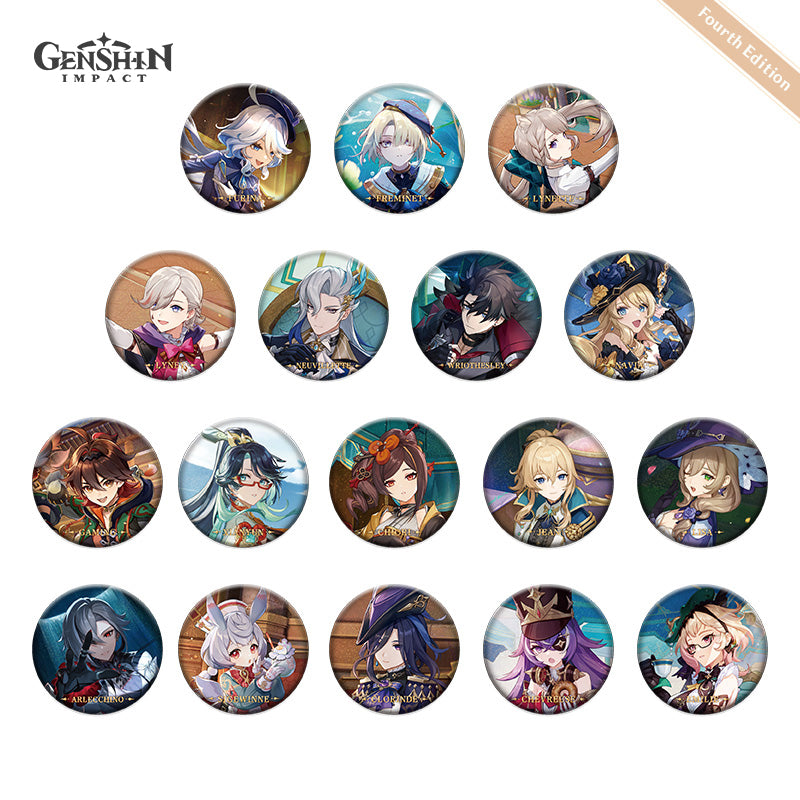 [Official Merchandise] Genshin Impact Theme Series Character Badge Vol.1