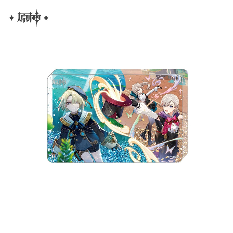 [Official Merchandise] Genshin Impact Theme Series: Dual-color Liquid Glitter Acrylic Ornament
