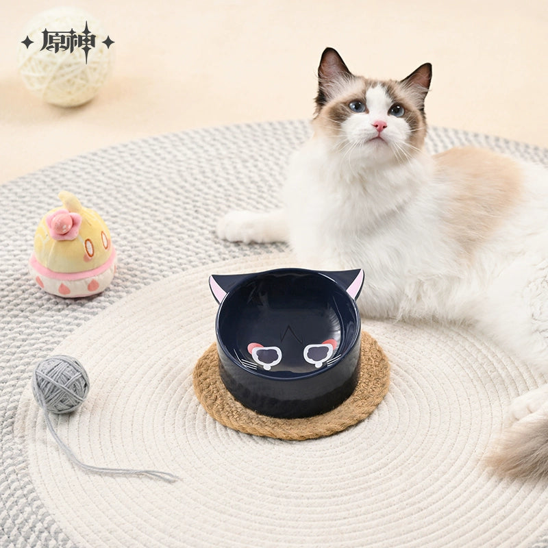 [Official Merchandise] Wanderer • Fairy Tale Cat Home Series Ceramic Pet Bowl | Genshin Impact
