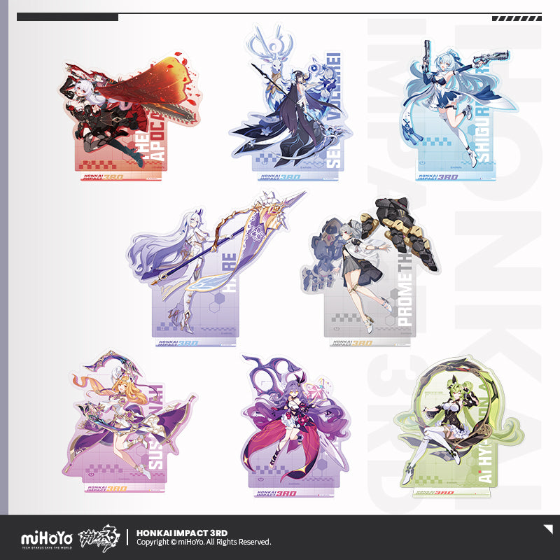 [Official Merchandise] Character Illustration Series Acrylic Standees | Honkai Impact 3rd