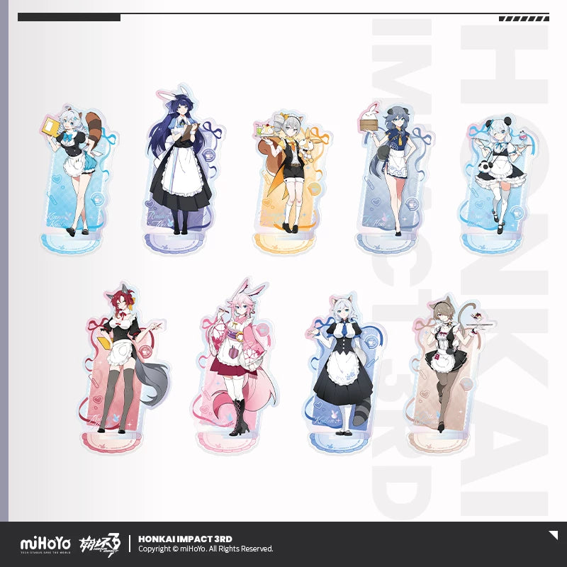 [Pre-Order] Fluffy Cafe Series Acrylic Stand | Honkai Impact 3rd (Within 200 Days)