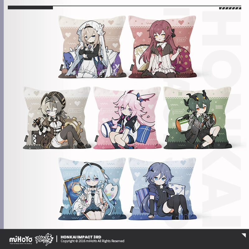 [Official Merchandise] Little Flame-Chasers Series: Throw Pillows | Honkai Impact 3rd