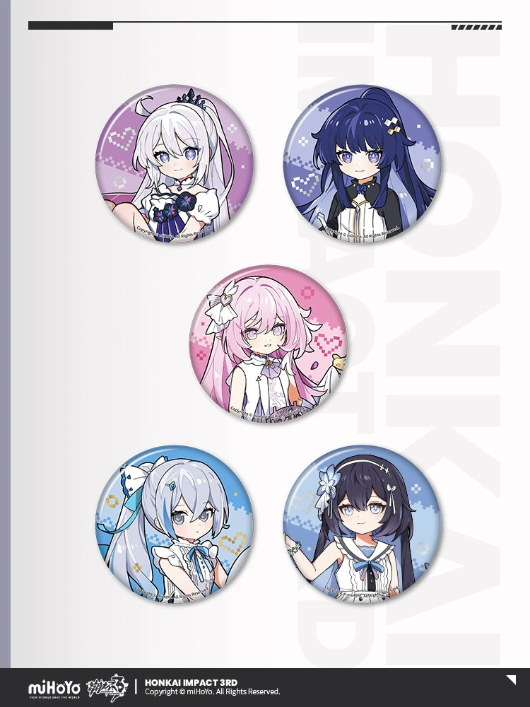 [Official Merchandise] Little Herrschers Series Vol. 2 Tinplate Badges | Honkai Impact 3rd