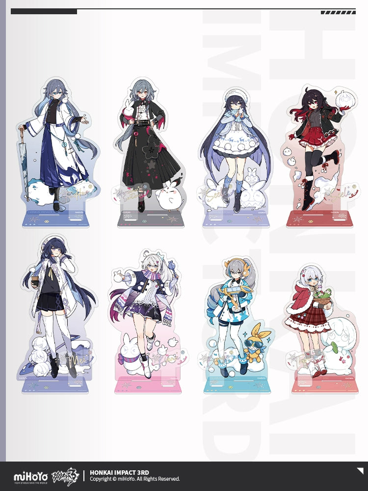 [Official Merchandise] Silver Winter Fun Series Acrylic Standees | Honkai Impact 3rd