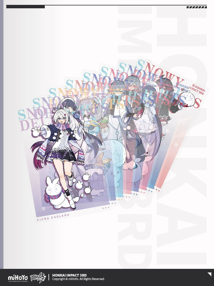 [Official Merchandise] Silver Winter Fun Series PET Postcard Set | Honkai Impact 3rd