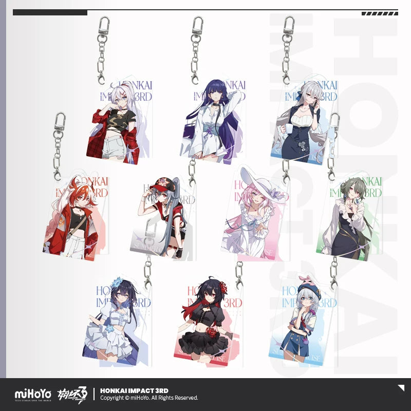 [Official Merchandise] Summer Cruise Series Acrylic Charm Vol.5 | Honkai Impact 3rd