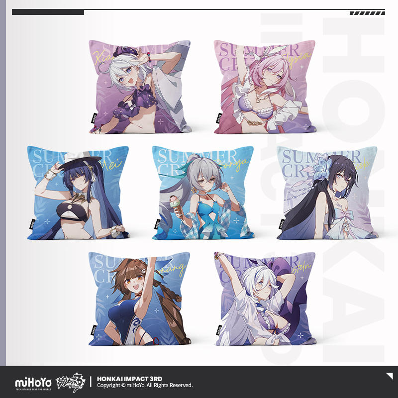 [Official Merchandise] Summer Cruise Series: Throw Pillow Vol.3 | Honkai Impact 3rd