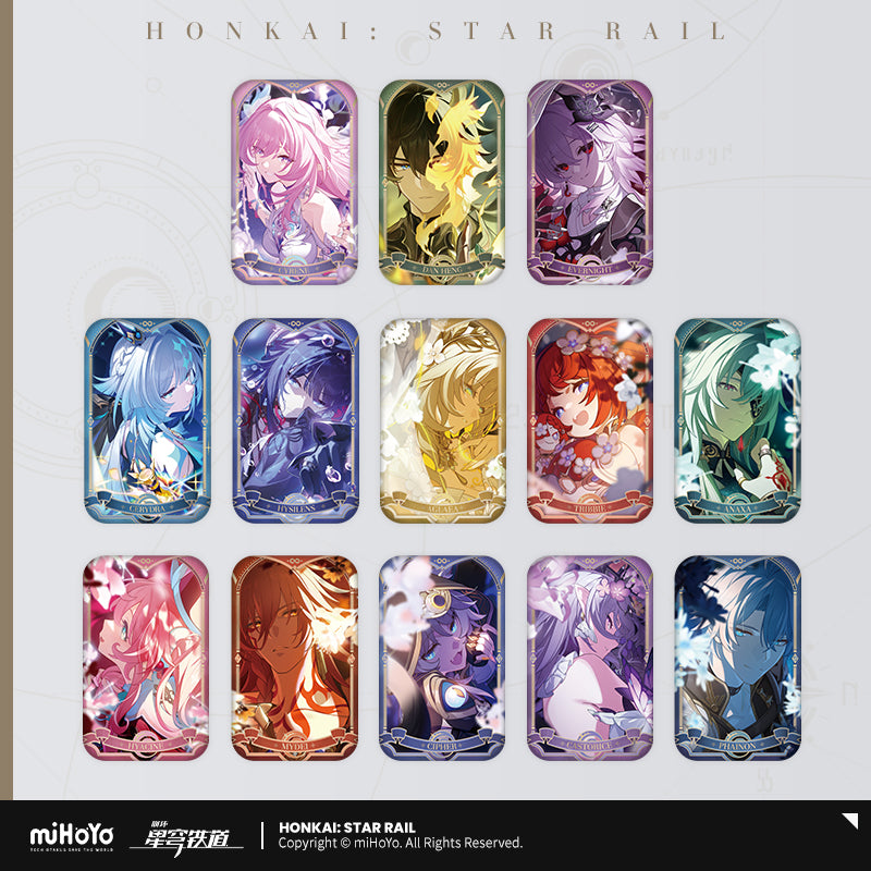 [Official Merchandise] Amphoreus’ Saga of Heroes Series Tinplate Badge | Honkai: Star Rail
