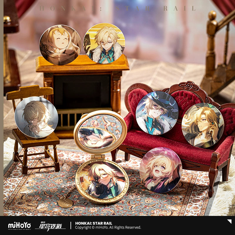 [Official Merchandise] Aventurine Pocket Watch-Style Metal Charm | Honkai: Star Rail