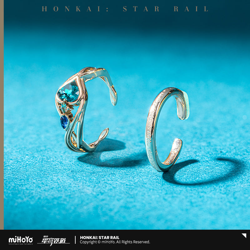 [Official Merchandise] Aventurine Theme Impression Series Ring Set | Honkai: Star Rail