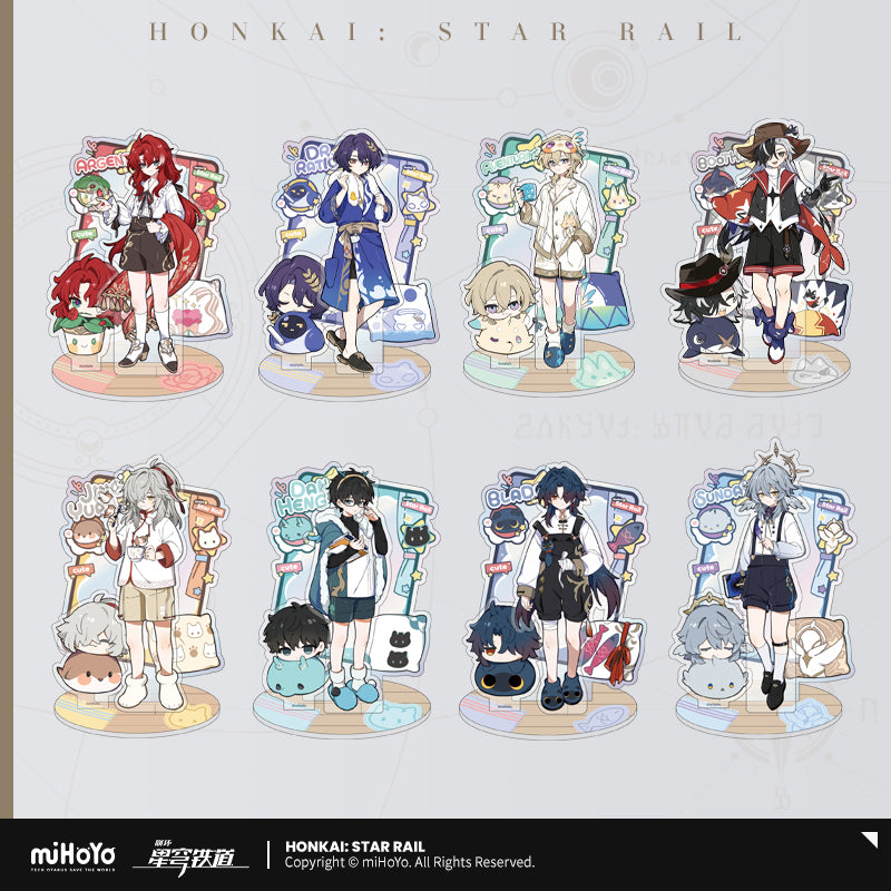 [Official Merchandise] Boys’ Dormitory Series Acrylic Standees | Honkai: Star Rail