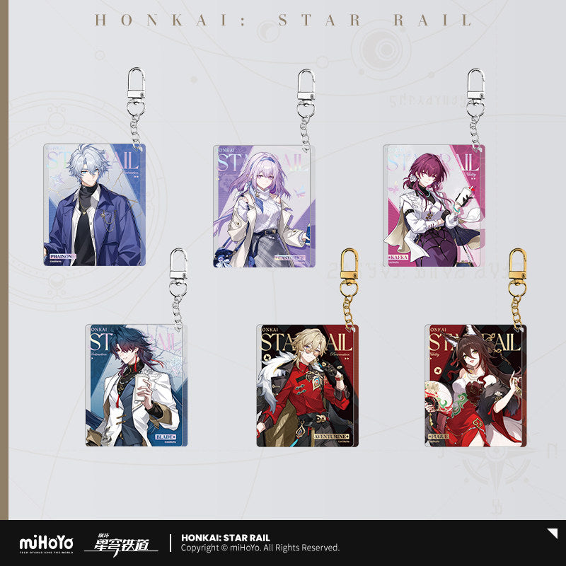 [Official Merchandise] Express Travel Notes Series Acrylic Charm | Honkai: Star Rail