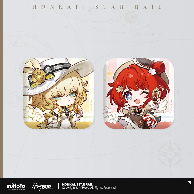 [Pre-Order] Express Travel Notes Series Chibi Tinplate Badge | Honkai: Star Rail (Within 200 Days)