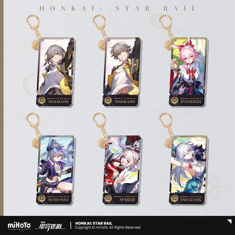 [Official Merchandise] Illustration Series Acrylic Keychains - Elation Path | Honkai: Star Rail