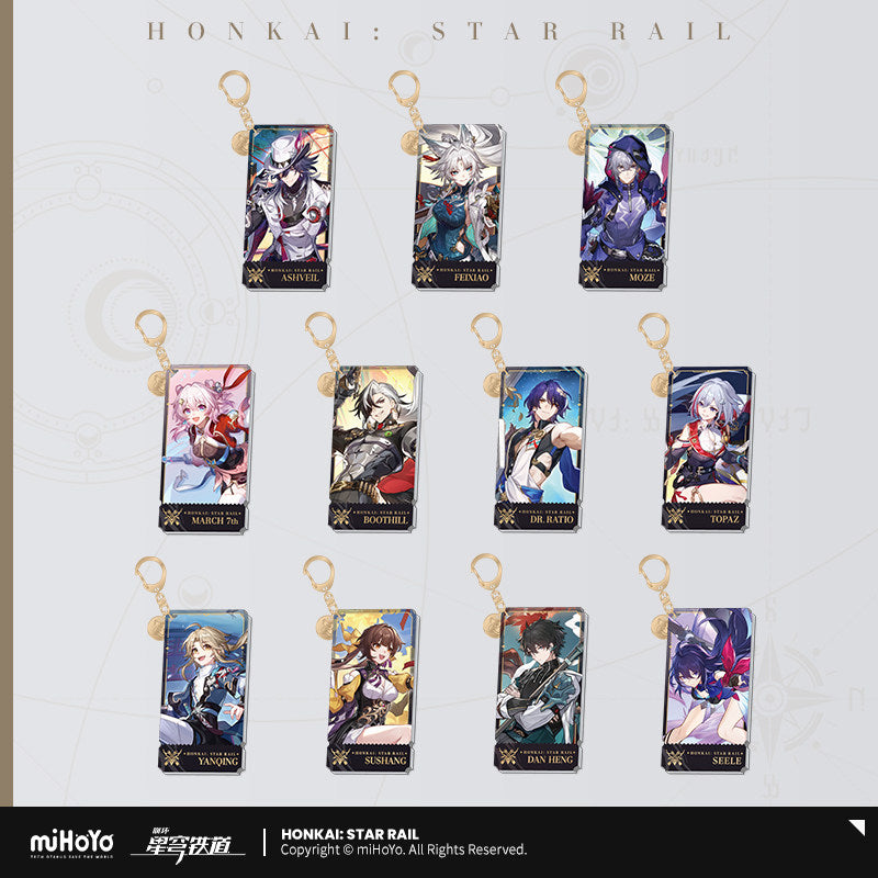[Official Merchandise] Illustration Series Acrylic Keychains - The Hunt Path | Honkai: Star Rail