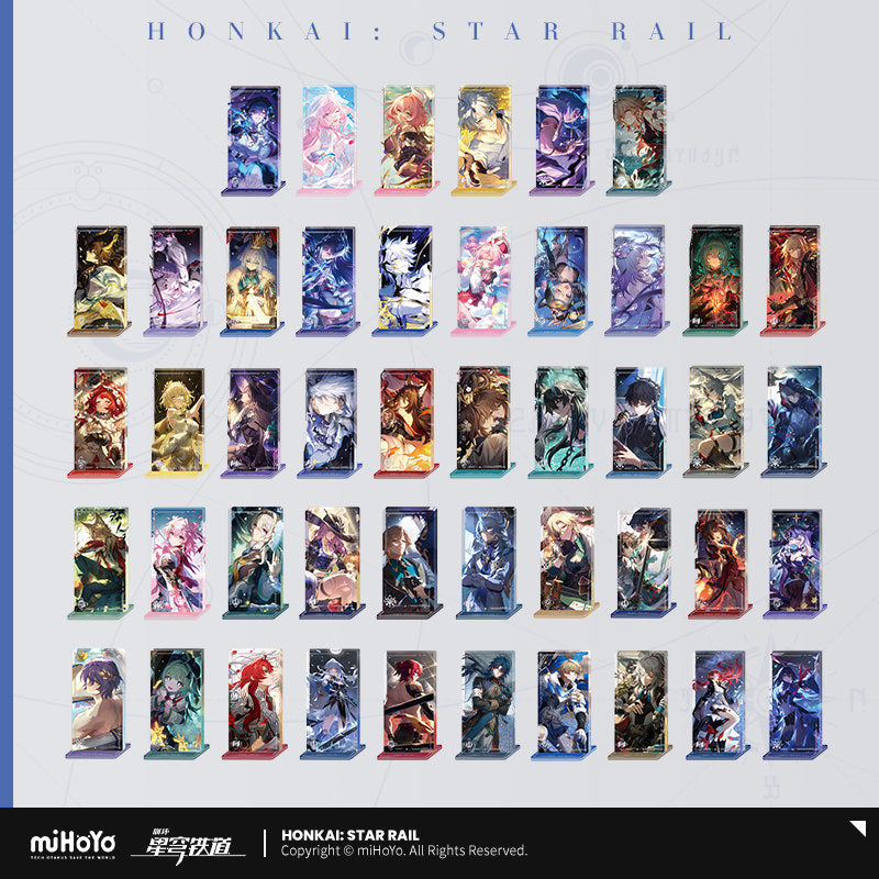 [Official Merchandise] Light Cone Series Liquid Glitter Acrylic Standee Vol.1 | Honkai: Star Rail