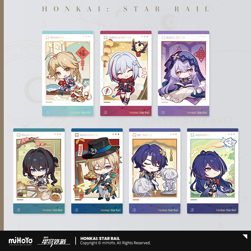 [Official Merchandise] Chinese New Year Series Paper Card Set Vol.1 | Honkai: Star Rail
