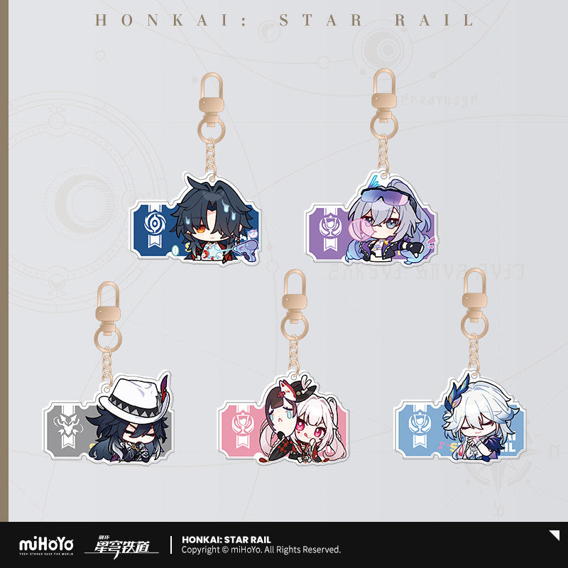 [Official Merchandise] Pom-Pom Gallery Series Acrylic Charms | Honkai: Star Rail