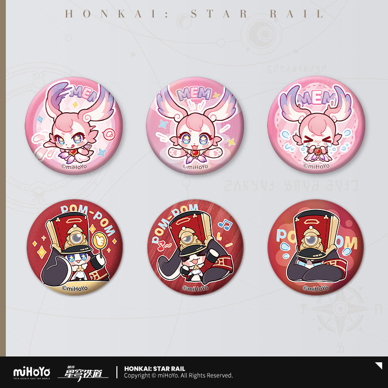 [Official Merchandise] Pom-Pom Gallery Series Mini Badge Set | Honkai: Star Rail