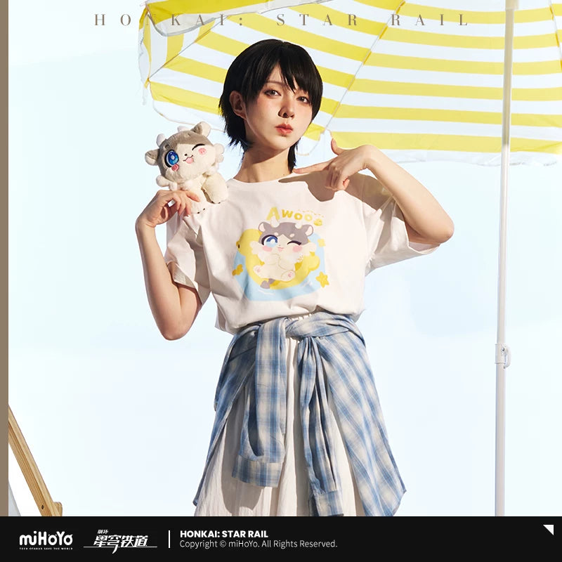 [Pre-Order] The Awooo Series Short Sleeve T-Shirt | Honkai: Star Rail (Within 200 Days)