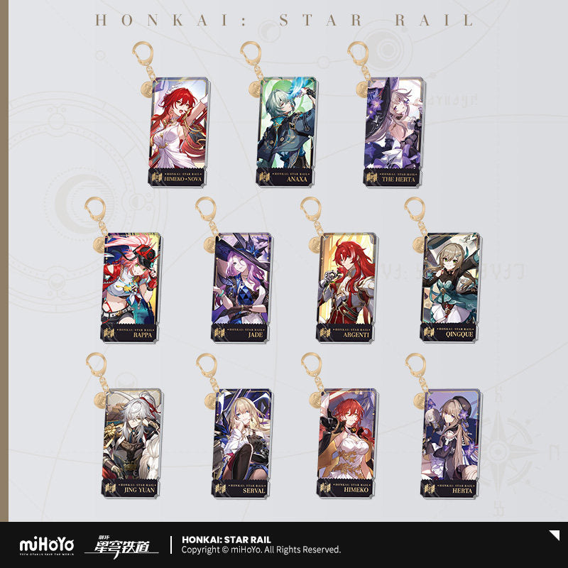 [Official Merchandise] Illustration Series Acrylic Keychains - Erudition Path | Honkai: Star Rail