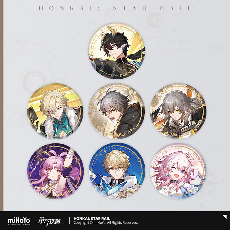 [Official Merchandise] Illustration Series Tinplate Badges - Preservation Path | Honkai: Star Rail